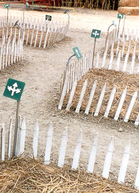 Arrow maze at Camarillo, California